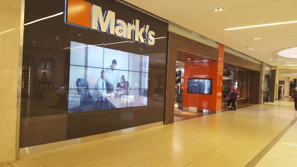 Mark's completed exterior entrance