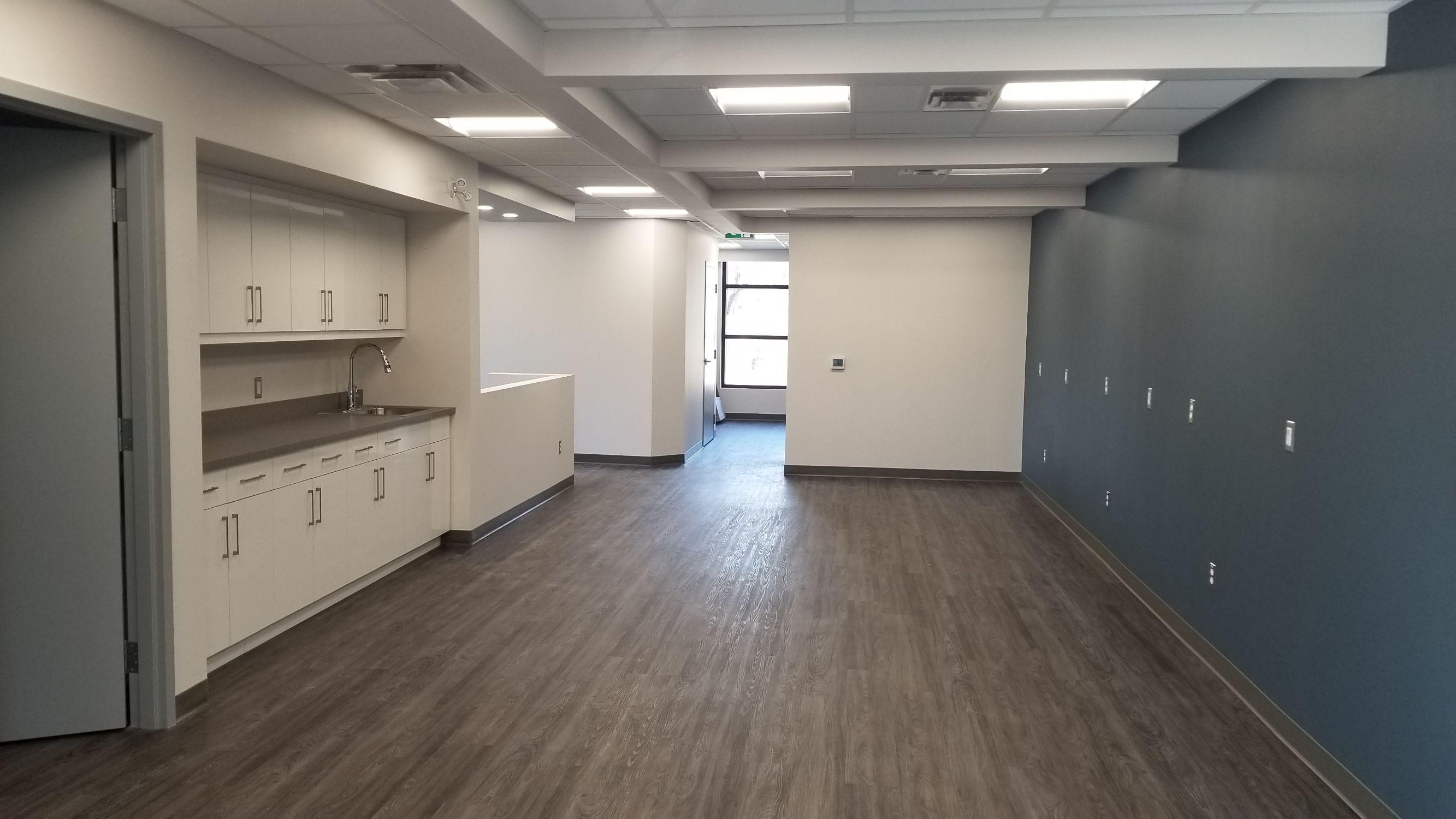 Kitchen area, under construction