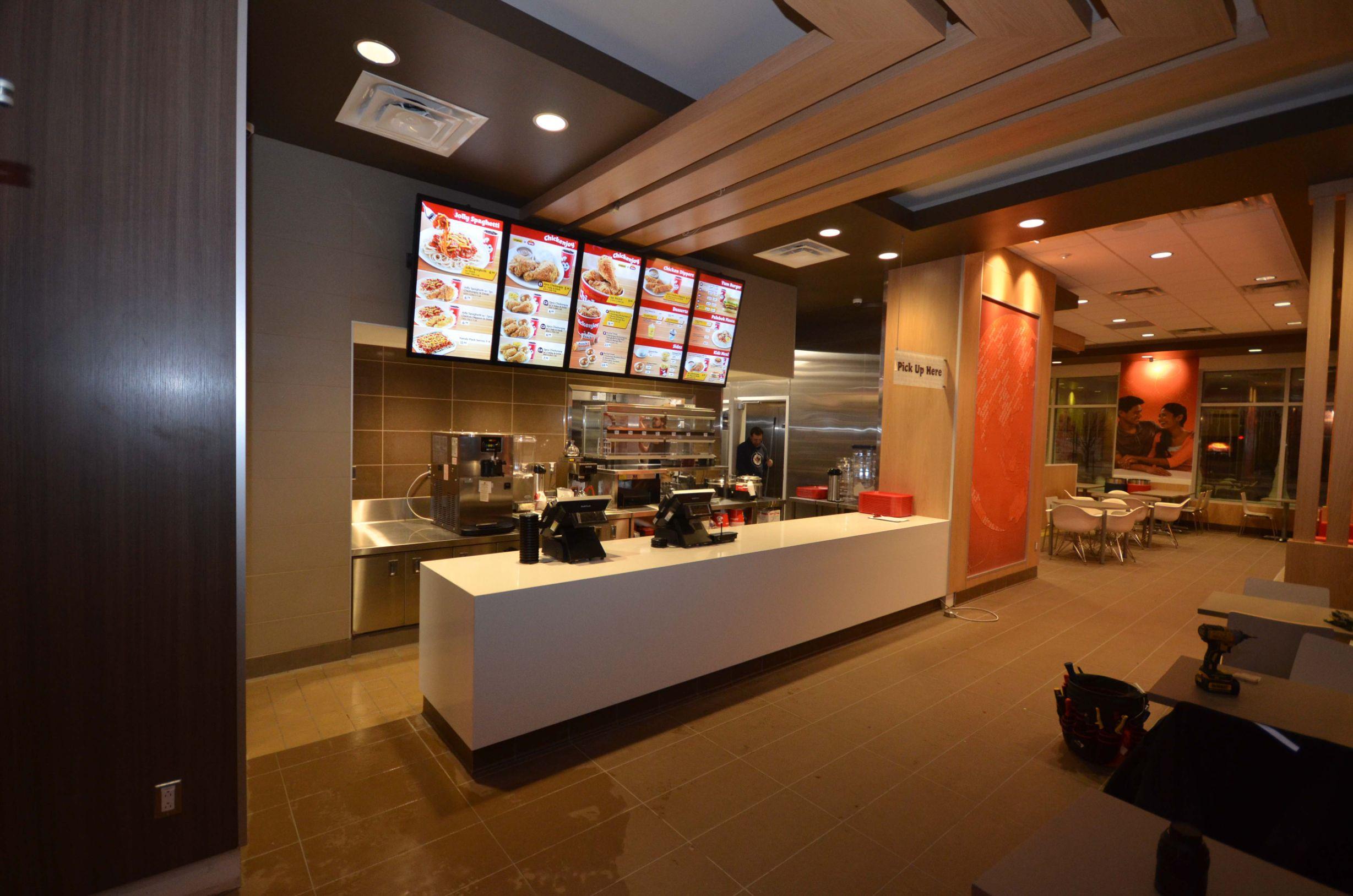 Jollibee Completed Interior
