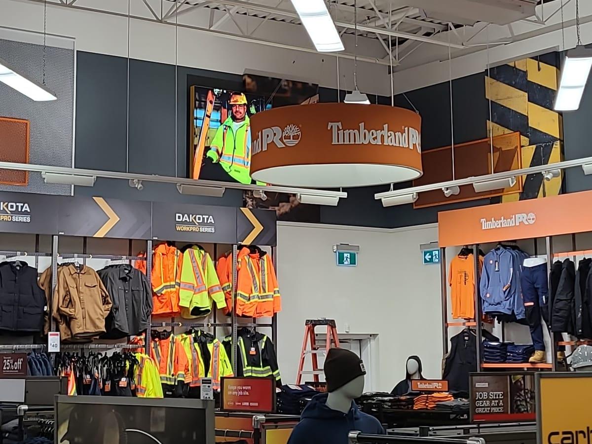 Mark's interior under construction